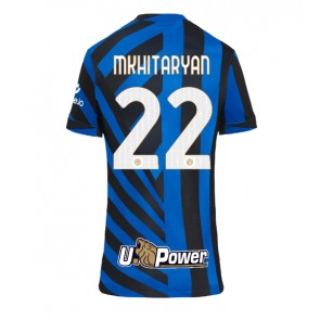 Inter Milan Henrikh Mkhitaryan #22 Replika Hjemmebanetrøje Dame 2024-25 Kortærmet